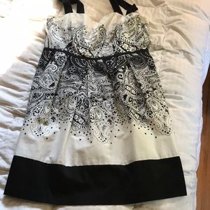 Black and White Dress